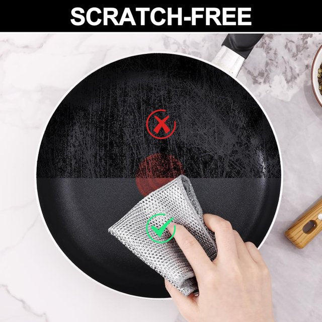 Royal Double Layer Dishwashing Wire Cleaning Cloth [25 x 25 inches]