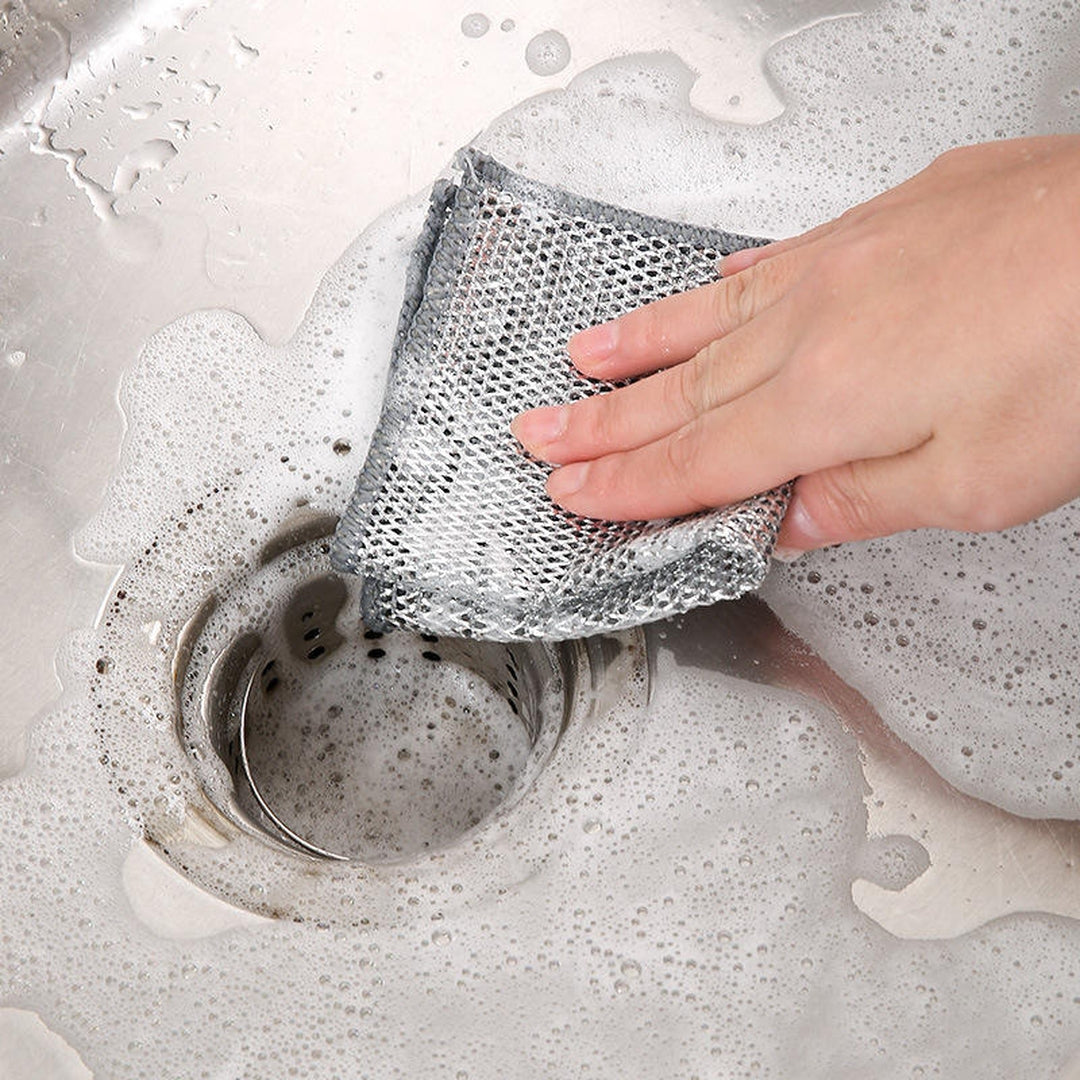 Royal Double Layer Dishwashing Wire Cleaning Cloth [25 x 25 inches]