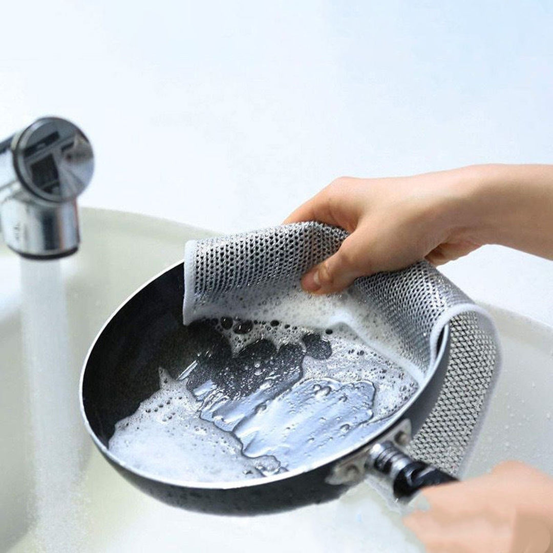 Royal Double Layer Dishwashing Wire Cleaning Cloth [25 x 25 inches]