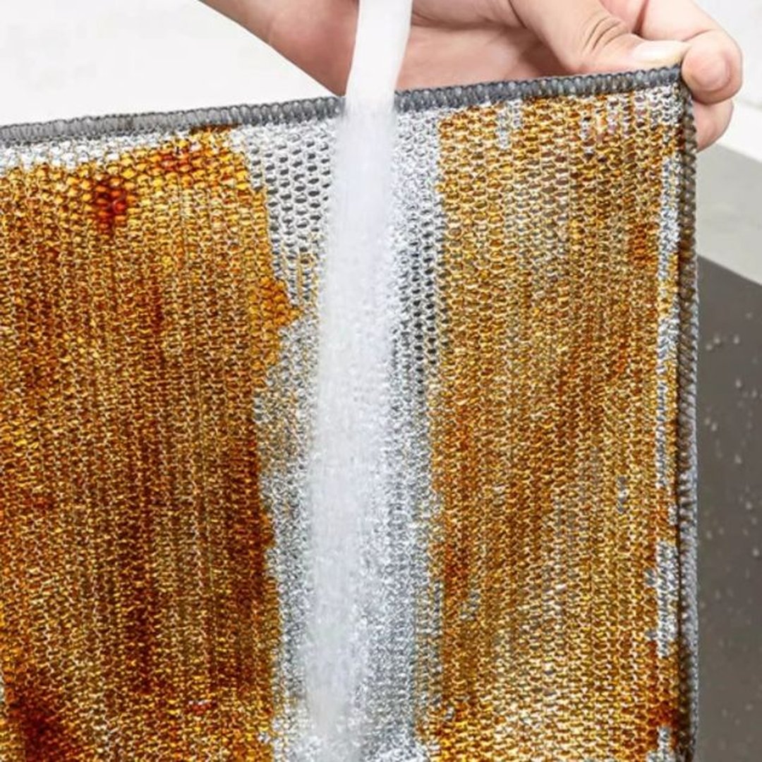 Royal Double Layer Dishwashing Wire Cleaning Cloth [25 x 25 inches]