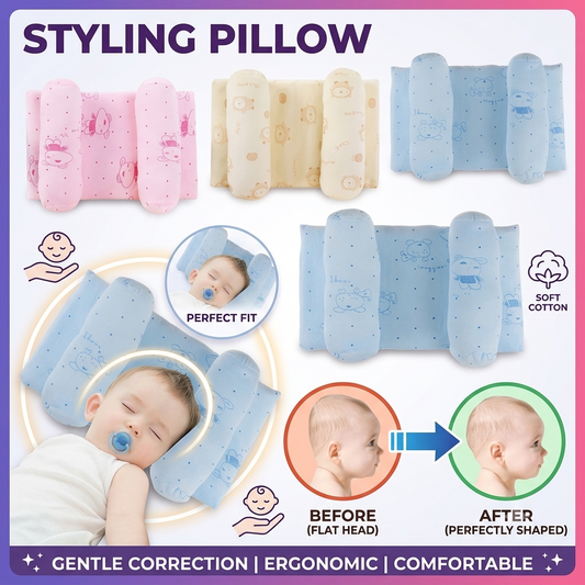 Adjustable Newborn Baby Head Shaping Pillow